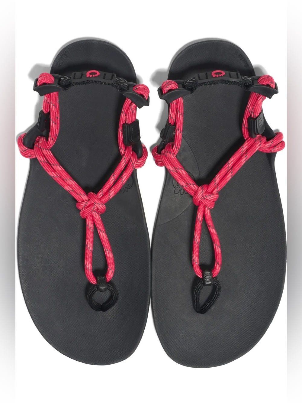 Xero Genesis Rope Style Barefoot Sandals black red 10 women’s